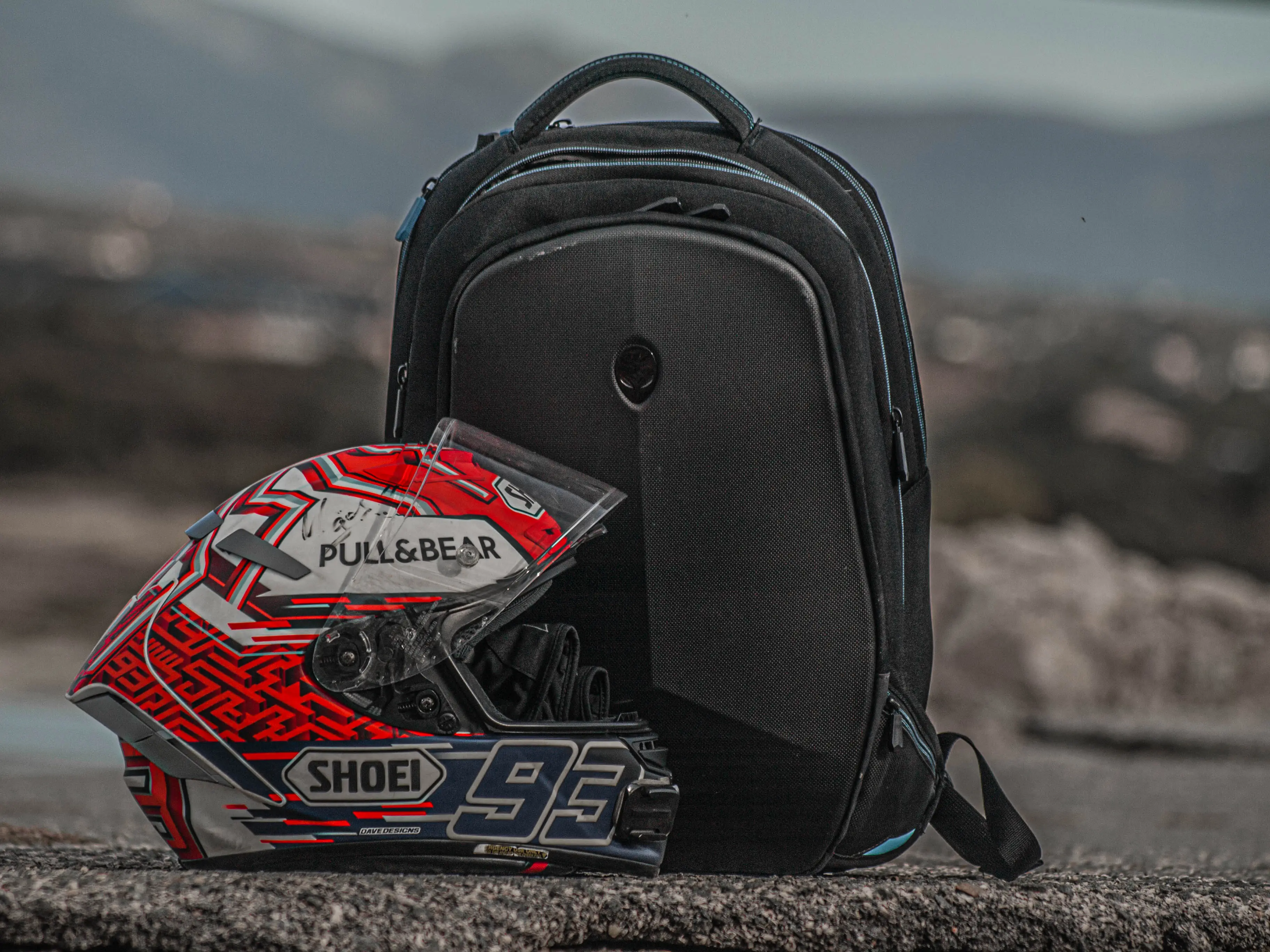 Helmet & Backpack
